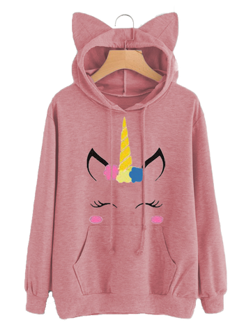 Sweats Licorne <br> Rose - Univers Licorne