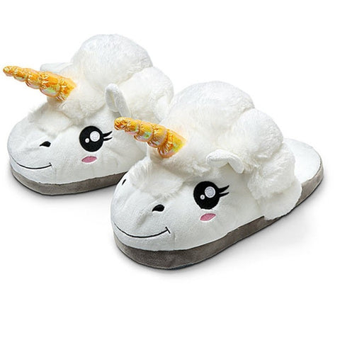 Pantoufle Licorne<br> Blanc - Univers Licorne