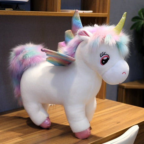 Peluche Licorne Blanc