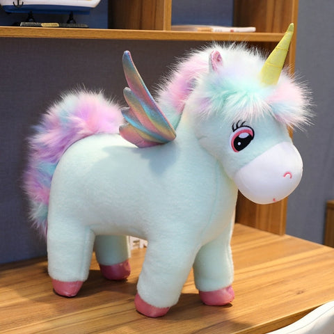Peluche Licorne<br> Bleu