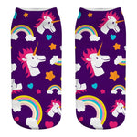 Chaussette licorne <br> Arc-en-Ciel - Univers Licorne