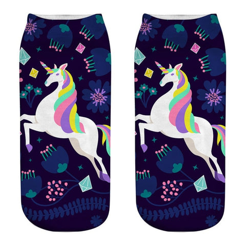 Chaussette licorne <br> Gâteaux - Univers Licorne