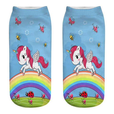 Chaussette licorne <br> Kawaii - Univers Licorne