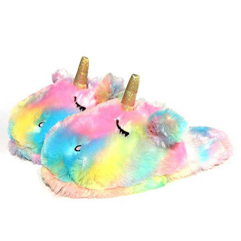 Chausson Licorne Arc-En-Ciel