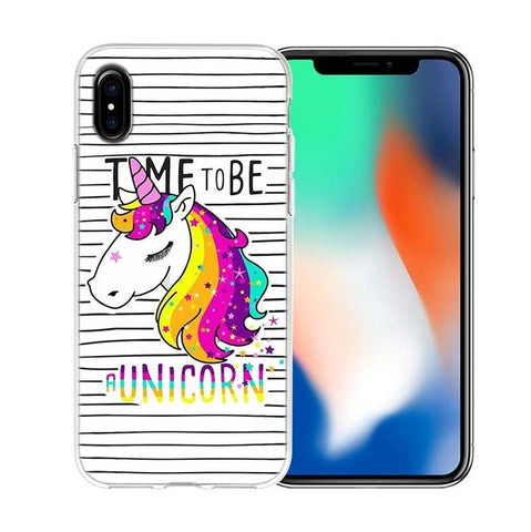 Coque Téléphone Licorne <br> Le Temps - Univers Licorne