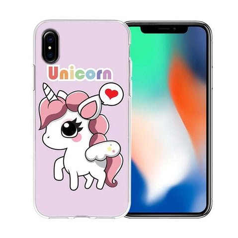 Coque Téléphone Licorne <br> Mignon - Univers Licorne