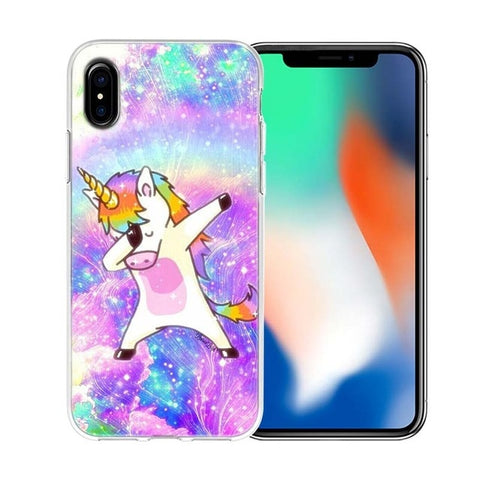 Coque Téléphone Licorne <br> Dab - Univers Licorne