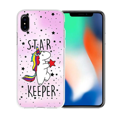 Coque Téléphone Licorne <br> Étoile - Univers Licorne