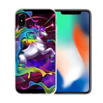 Coque Téléphone Licorne <br> Cosmos - Univers Licorne