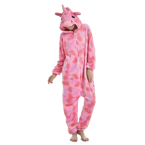 Pyjama Licorne <br> Rose Rouge - Univers Licorne