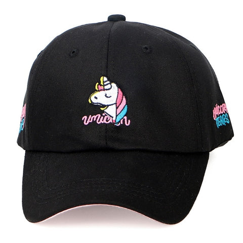 Casquette Licorne <br> Noir - Univers Licorne