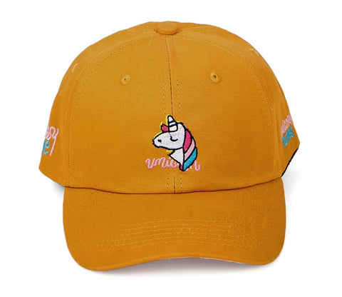 Casquette Licorne <br> Orange - Univers Licorne