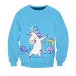 Sweats Licorne <br> Dab Bleu - Univers Licorne