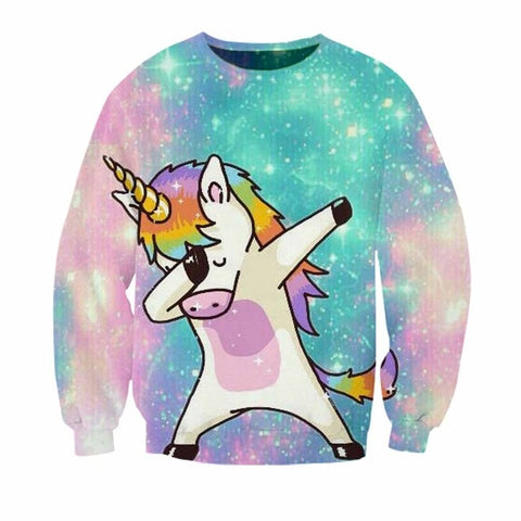 Sweats Licorne <br> Dab Étoilé - Univers Licorne