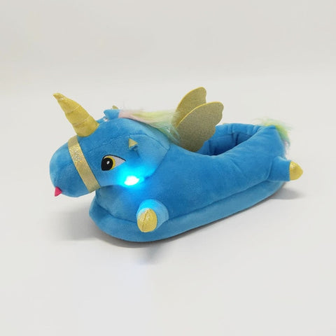 Chausson Licorne<br> Bleu Lumineux - Univers Licorne